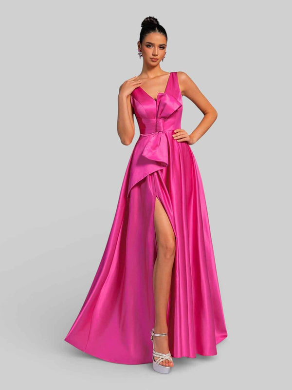 Vestido Longo de Festa Plus Size Hamburgo