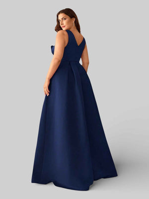 Vestido Longo de Festa Plus Size Hamburgo