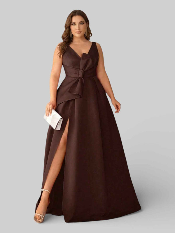 Vestido Longo de Festa Plus Size Hamburgo