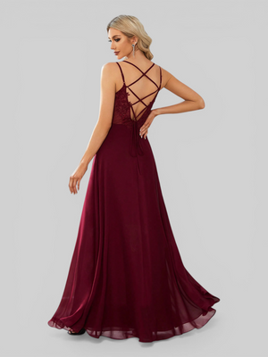 Vestido de Festa Longo Aurea Bellive