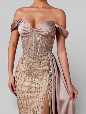 Vestido de Festa Longo Ombro a Ombro Aurélia - Aurea Dress