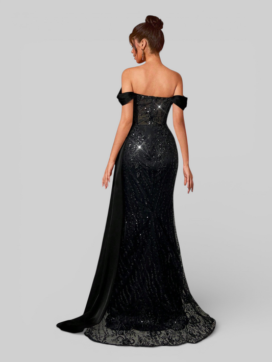 Vestido de Festa Longo Ombro a Ombro Aurélia - Aurea Dress