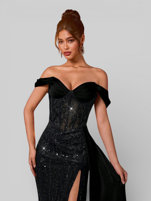 Vestido de Festa Longo Ombro a Ombro Aurélia - Aurea Dress