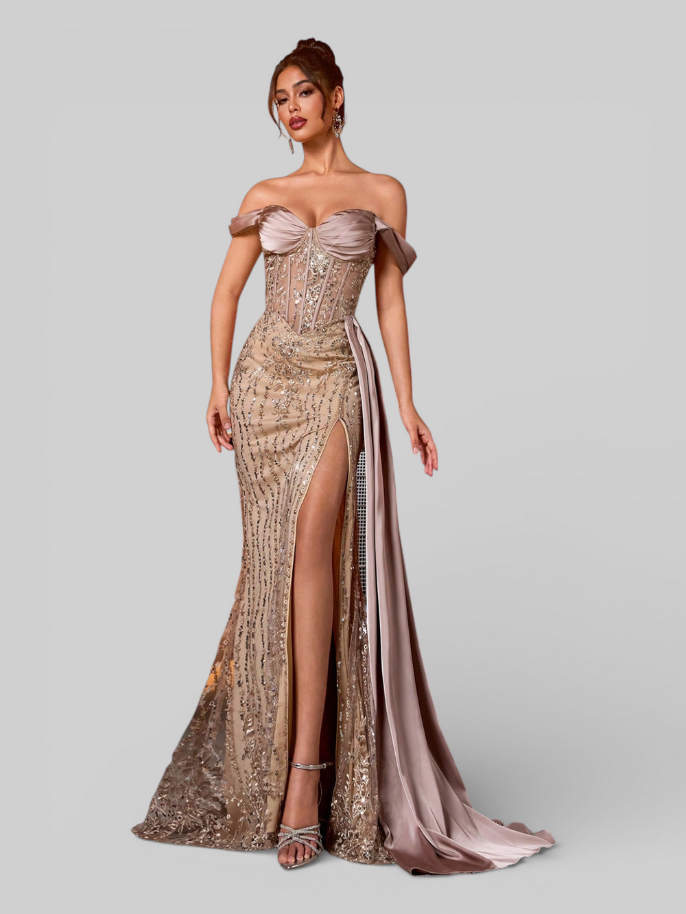 Vestido de Festa Longo Ombro a Ombro Aurélia - Aurea Dress