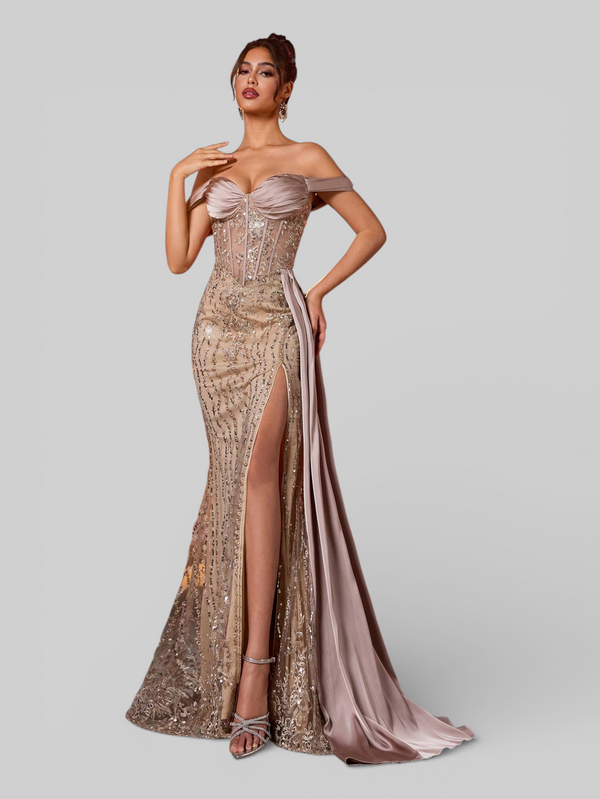 Vestido de Festa Longo Ombro a Ombro Aurélia - Aurea Dress