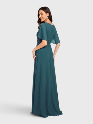 Vestido de Festa Longo Plus Size com Bordado Austin New