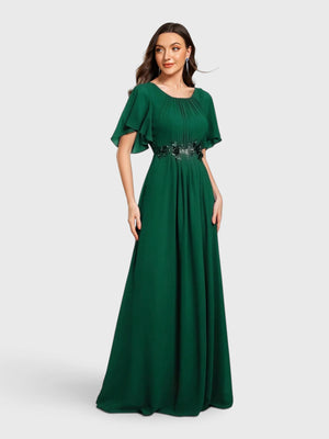Vestido de Festa Longo Plus Size com Bordado Austin New