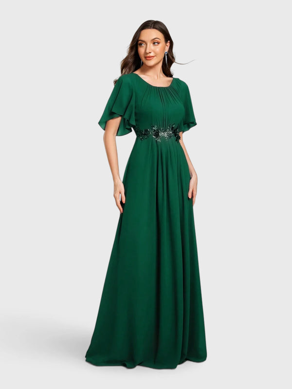 Vestido de Festa Longo Plus Size com Bordado Austin New