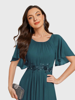 Vestido de Festa Longo Plus Size com Bordado Austin New