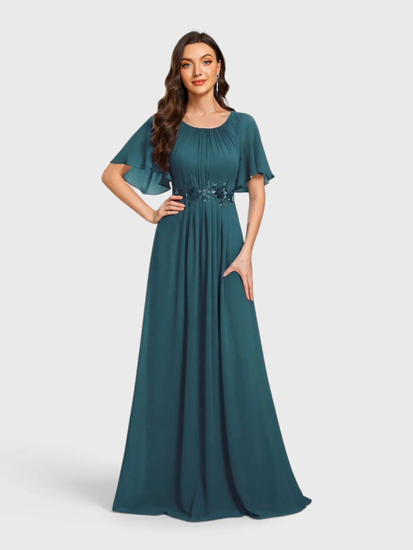 Vestido de Festa Longo Plus Size com Bordado Austin New