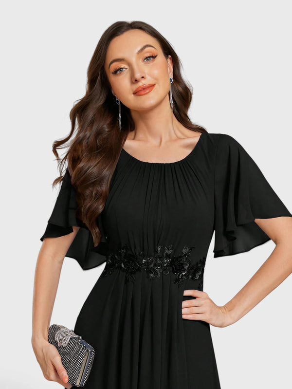 Vestido de Festa Longo Plus Size com Bordado Austin New