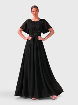 Vestido de Festa Longo Plus Size com Bordado Austin New