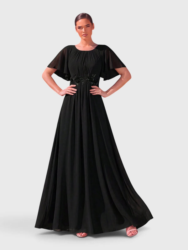 Vestido de Festa Longo Plus Size com Bordado Austin New
