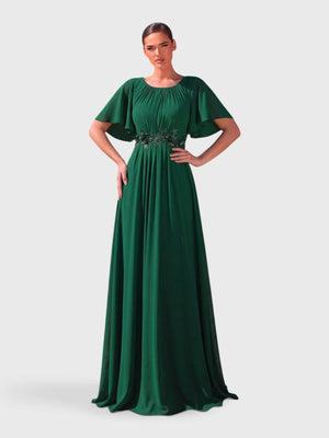 Vestido de Festa Longo Plus Size com Bordado Austin New