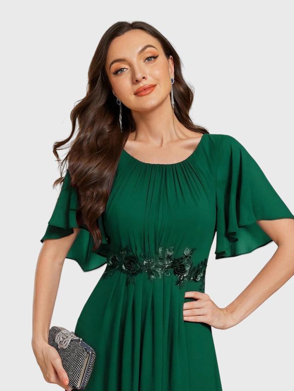 Vestido de Festa Longo Plus Size com Bordado Austin New