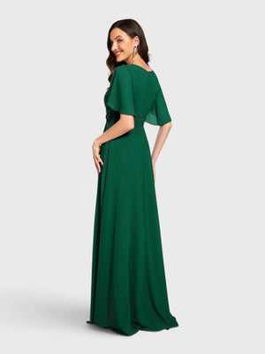 Vestido de Festa Longo Plus Size com Bordado Austin New