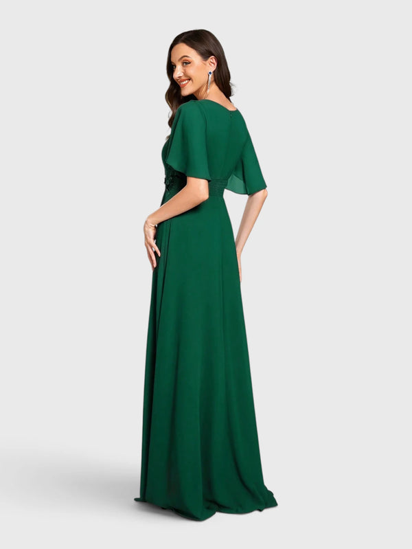 Vestido de Festa Longo Plus Size com Bordado Austin New