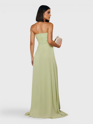 Vestido de Festa Longo Tomara que Caia Camadas Echarp Letz