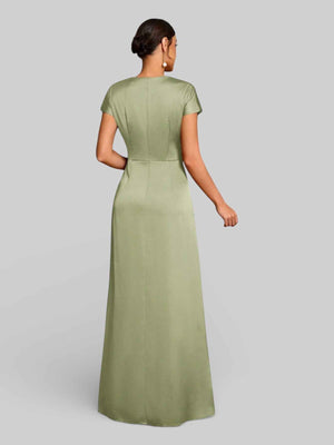 Vestido de Festa com Fenda Torcido Venus