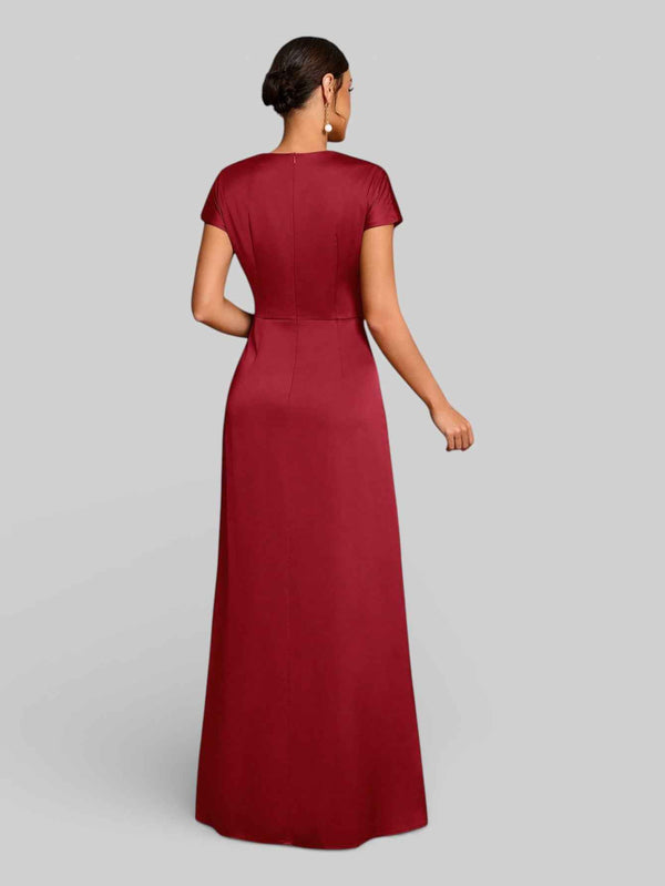 Vestido de Festa com Fenda Torcido Venus