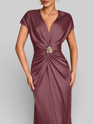 Vestido de Festa com Fenda Torcido Venus