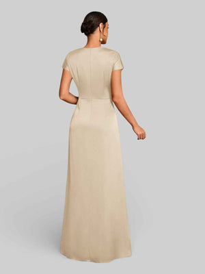Vestido de Festa com Fenda Torcido Venus