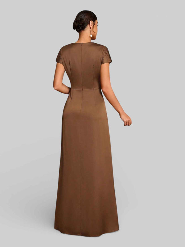 Vestido de Festa com Fenda Torcido Venus