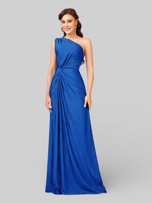 Vestido de Festa Acetinado Alça Única Torcido - Aurea Dress