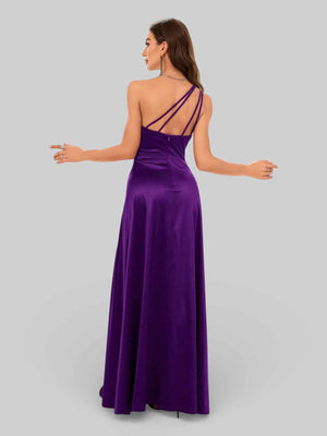 Vestido de Festa Alça Única Juliana com Fenda