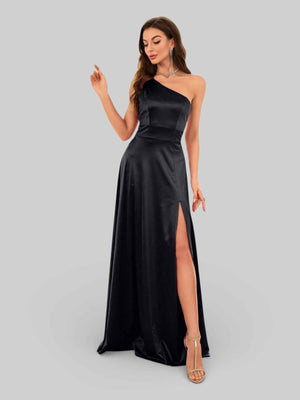 Vestido de Festa Alça Única Juliana com Fenda