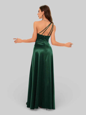 Vestido de Festa Alça Única Juliana com Fenda