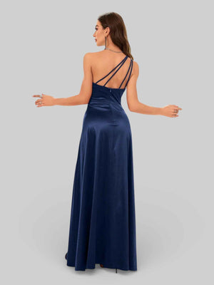 Vestido de Festa Alça Única Juliana com Fenda