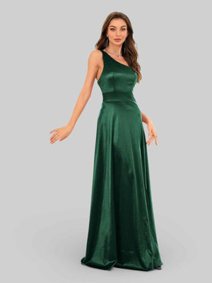 Vestido de Festa Alça Única Juliana com Fenda