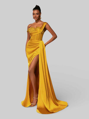 Vestido de Festa Alça Única Luxo Myllena Vox