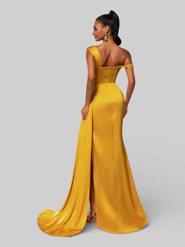 Vestido de Festa Alça Única Luxo Myllena Vox