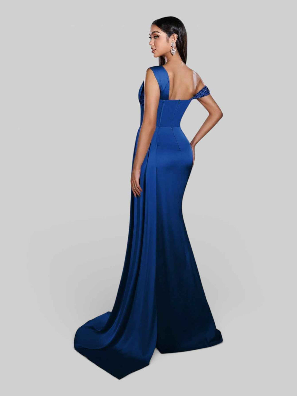 Vestido de Festa Alça Única Luxo Myllena Vox