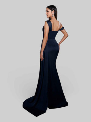 Vestido de Festa Alça Única Luxo Myllena Vox