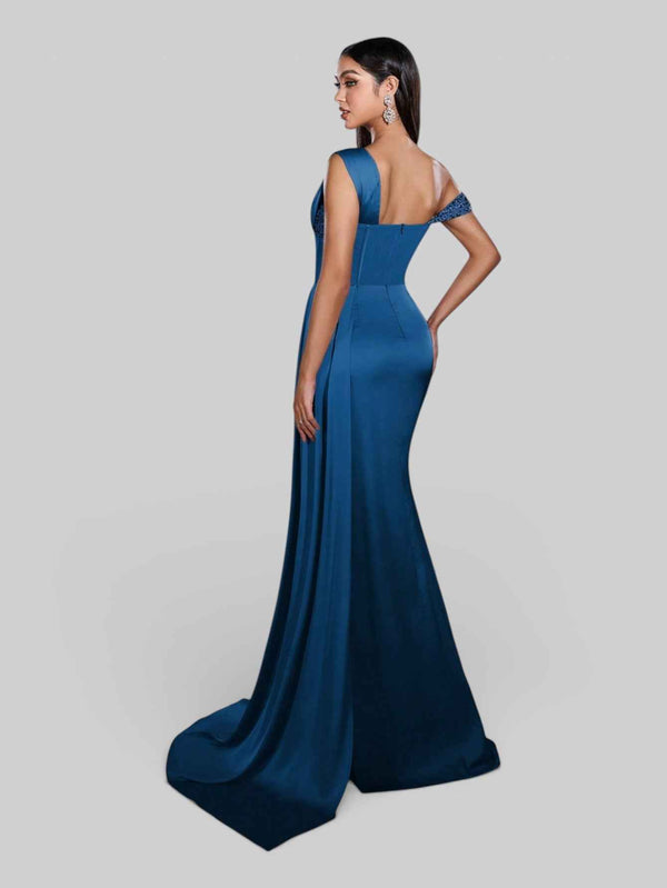 Vestido de Festa Alça Única Luxo Myllena Vox