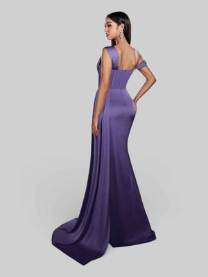 Vestido de Festa Alça Única Luxo Myllena Vox