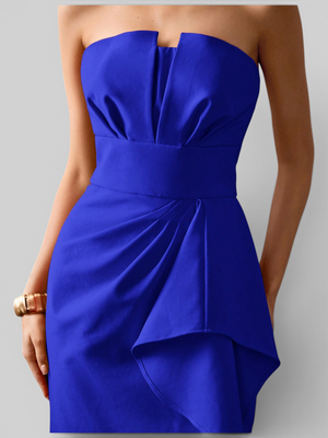 Vestido de Festa Casual com Fenda Clear