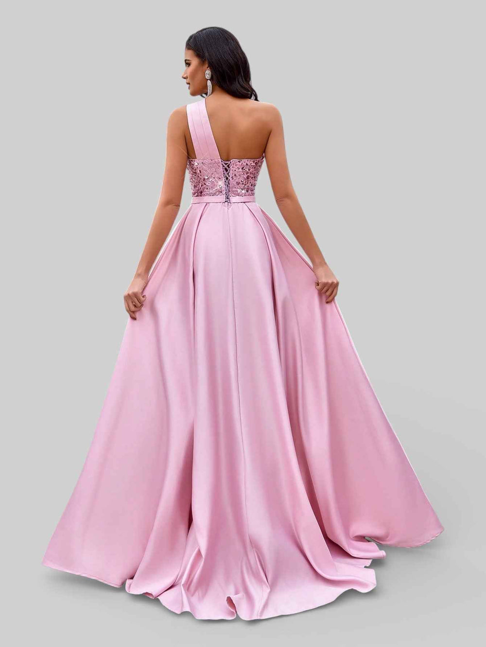 Vestido de Festa Longo Alça Única Forever