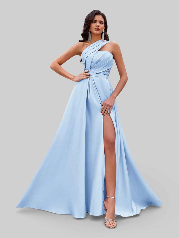 Vestido de Festa Longo Alça Única Forever