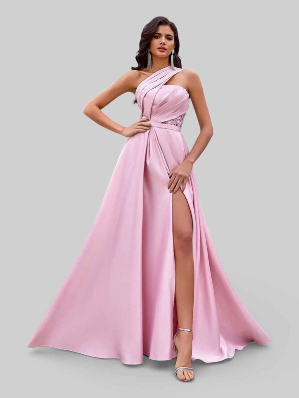 Vestido de Festa Longo Alça Única Forever
