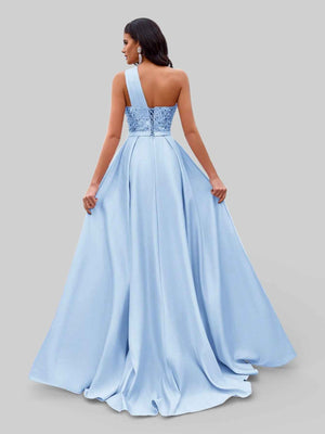 Vestido de Festa Longo Alça Única Forever