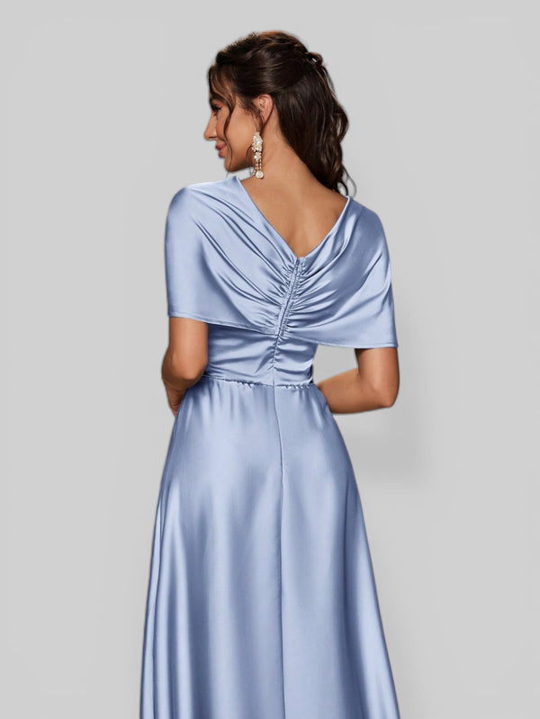 Vestido de Festa Longo Assimétrico
