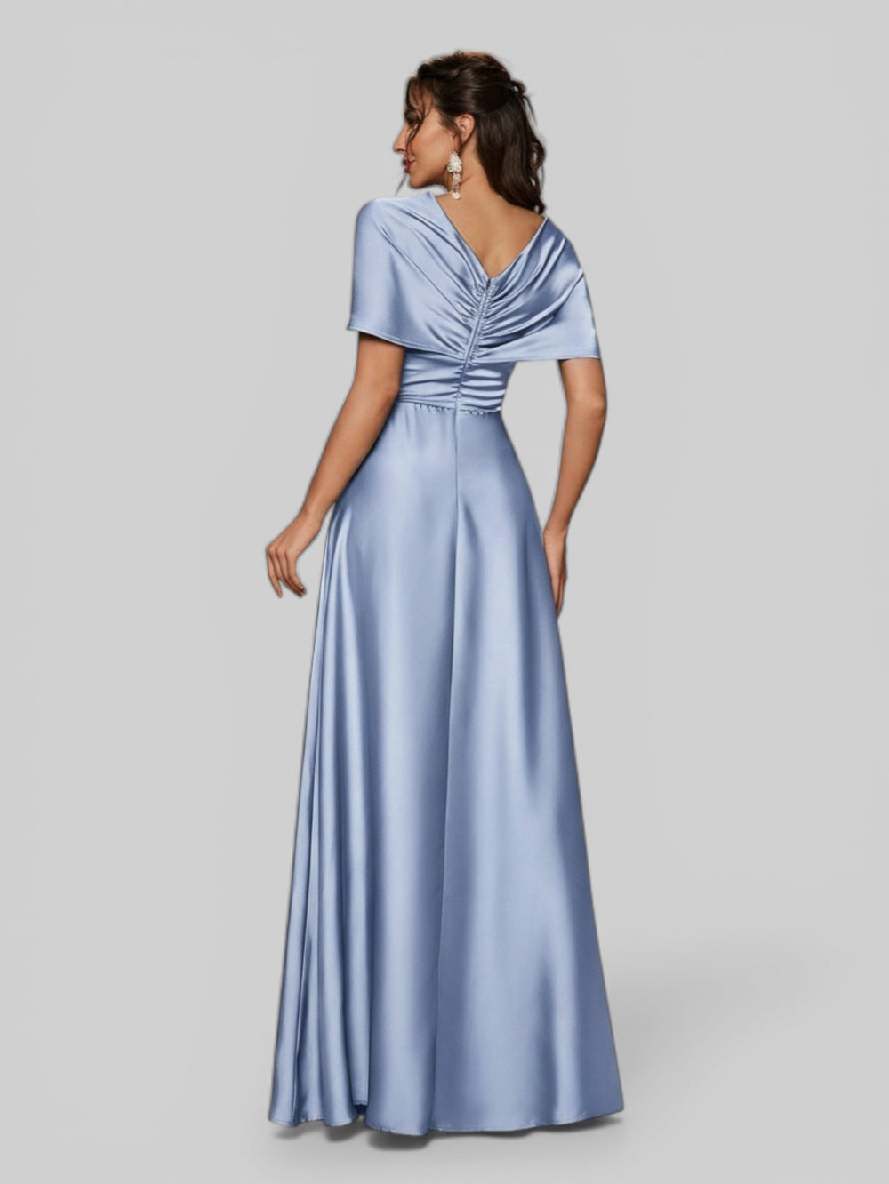 Vestido de Festa Longo Assimétrico