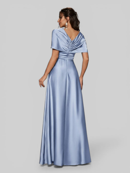 Vestido de Festa Longo Assimétrico