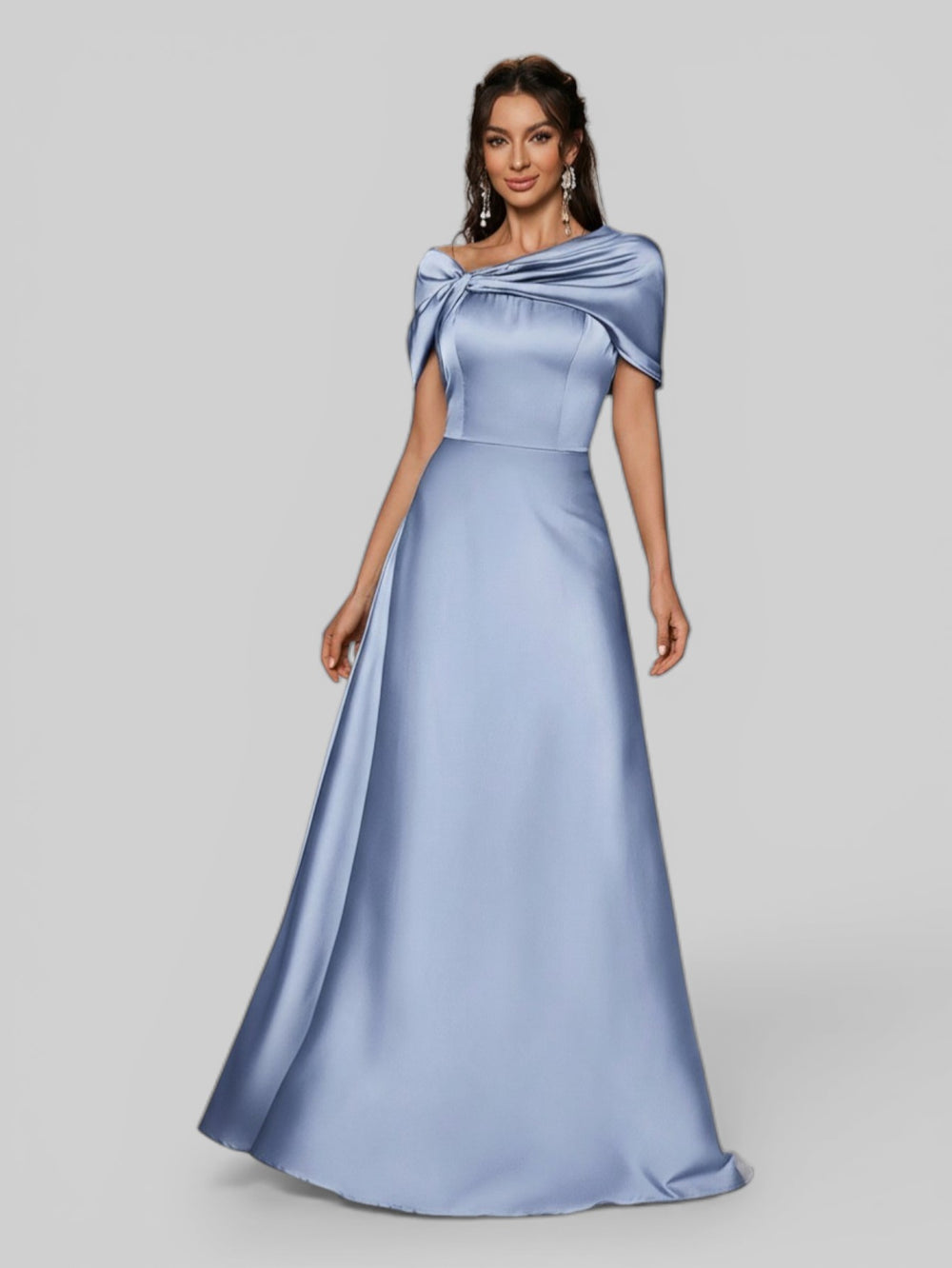 Vestido de Festa Longo Assimétrico