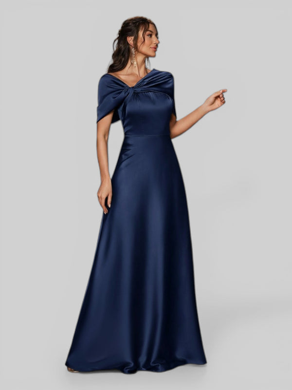 Vestido de Festa Longo Assimétrico
