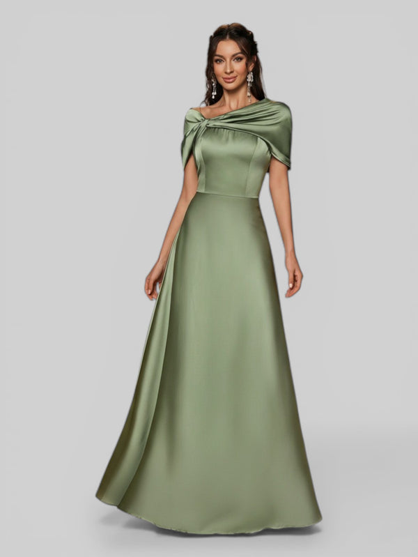 Vestido de Festa Longo Assimétrico